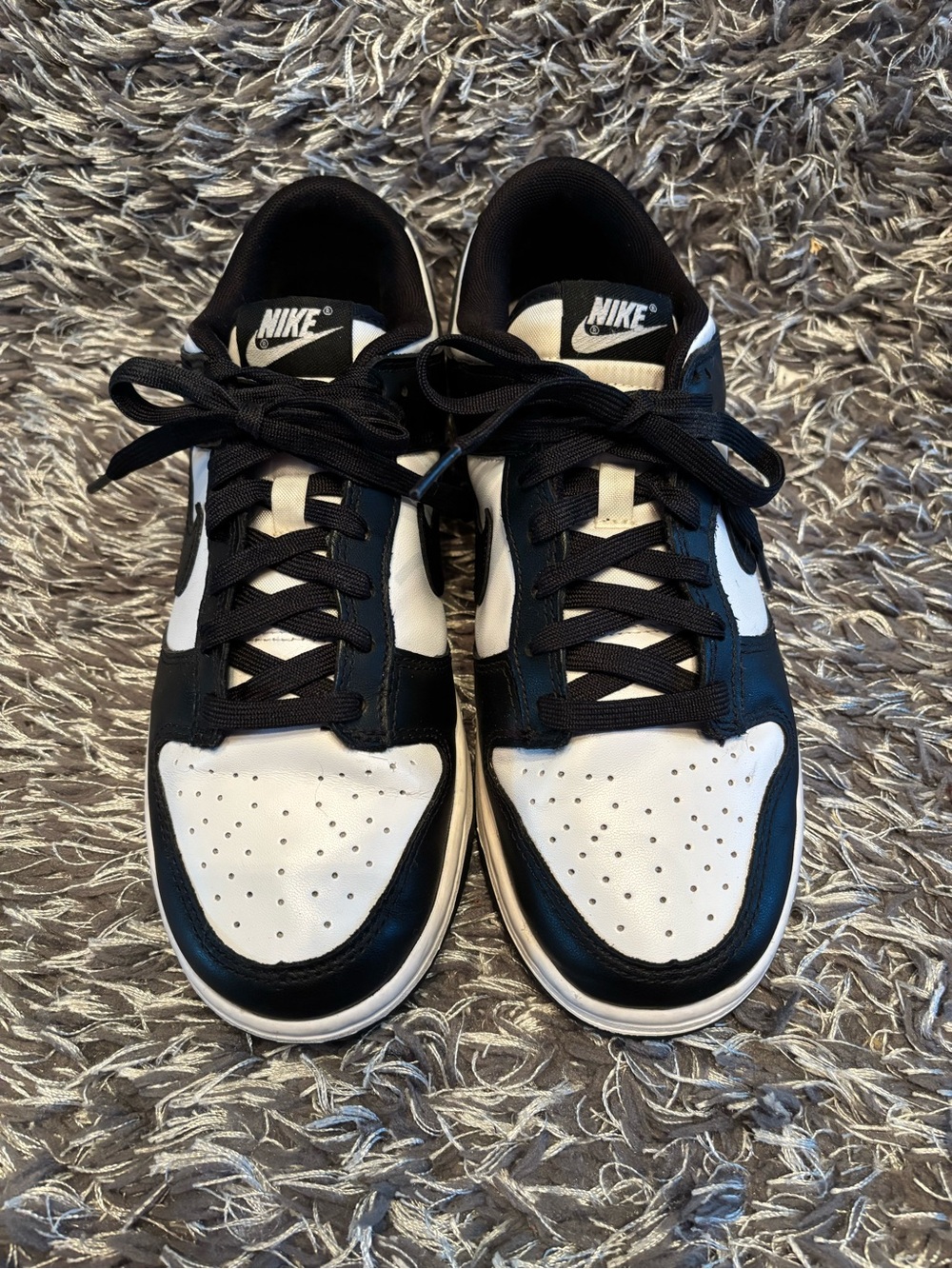 Nike Black and White Low-Top Sneakers